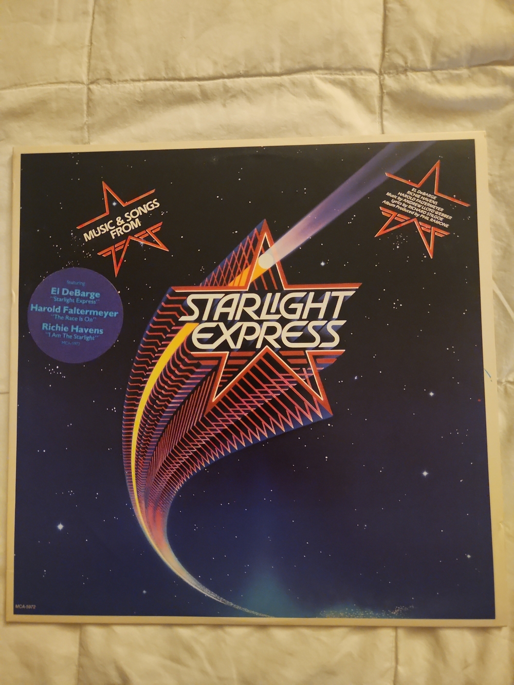 Starlight Express Soundtrack Vinyl Record DJ COPY NEVER PLAYED!!!